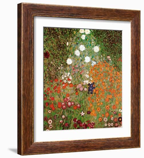 Flowery Garden-Gustav Klimt-Framed Art Print
