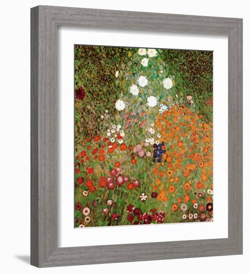 Flowery Garden-Gustav Klimt-Framed Art Print