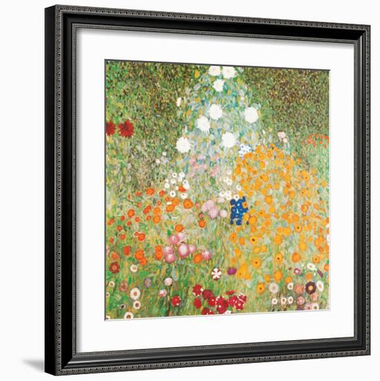 Flowery Garden-Gustav Klimt-Framed Art Print