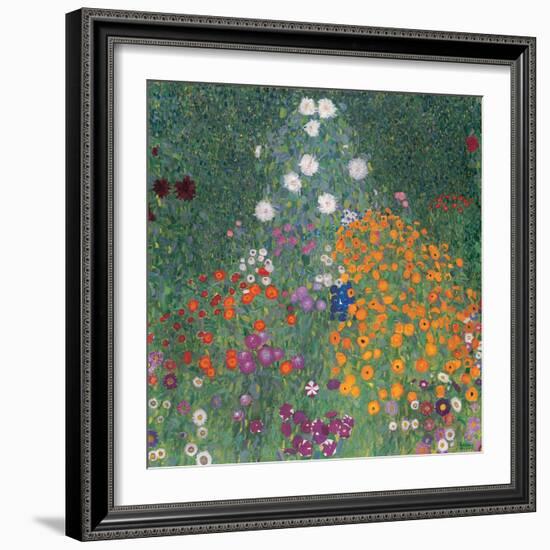 Flowery Garden-Gustav Klimt-Framed Art Print