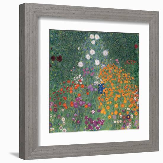 Flowery Garden-Gustav Klimt-Framed Art Print