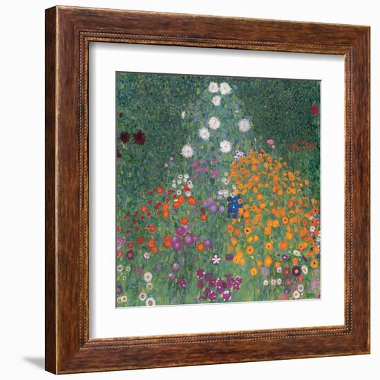 Flowery Garden-Gustav Klimt-Framed Art Print