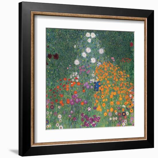 Flowery Garden-Gustav Klimt-Framed Art Print