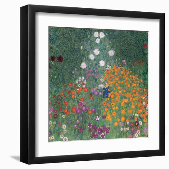 Flowery Garden-Gustav Klimt-Framed Art Print