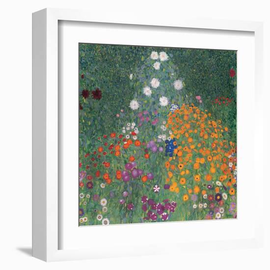 Flowery Garden-Gustav Klimt-Framed Art Print