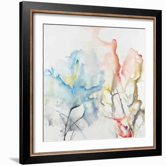 Flowing Fleur I-Rikki Drotar-Framed Giclee Print