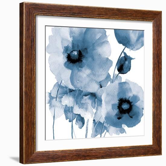 Flowing Flowers-Victoria Brown-Framed Art Print