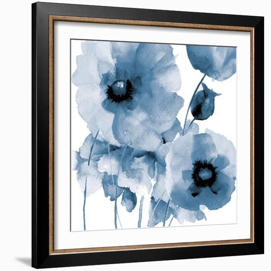 Flowing Flowers-Victoria Brown-Framed Art Print