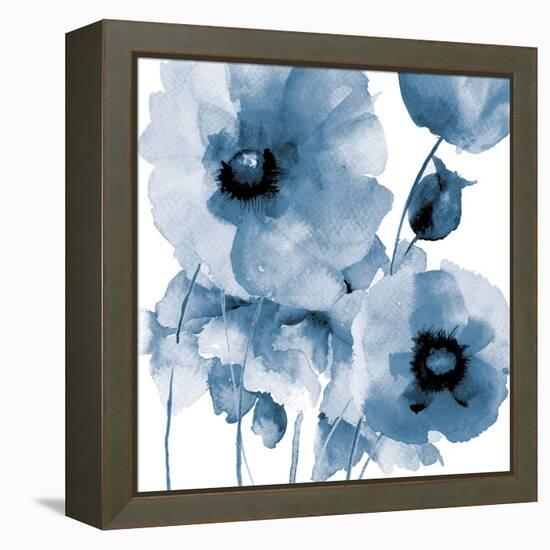 Flowing Flowers-Victoria Brown-Framed Stretched Canvas