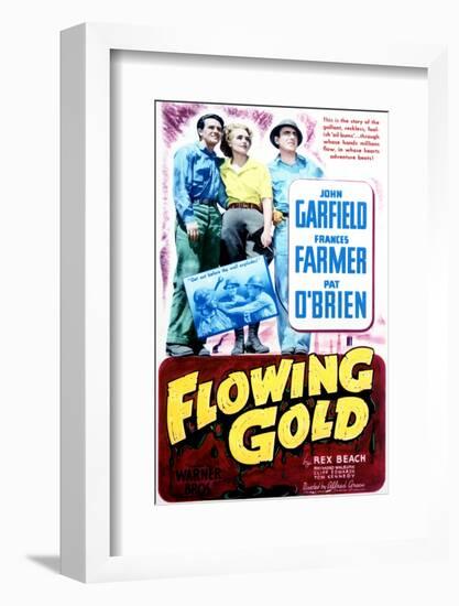 Flowing Gold - Movie Poster Reproduction-null-Framed Photo