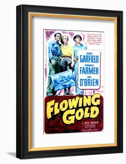 Flowing Gold - Movie Poster Reproduction-null-Framed Photo