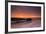 Flowing Water over the Beach at Sunrise-A Periam Photography-Framed Photographic Print