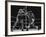 Floyd Patterson, and Sonny Liston During Championship Fight in Won by Liston in 1 1/2 Minutes-George Silk-Framed Premium Photographic Print