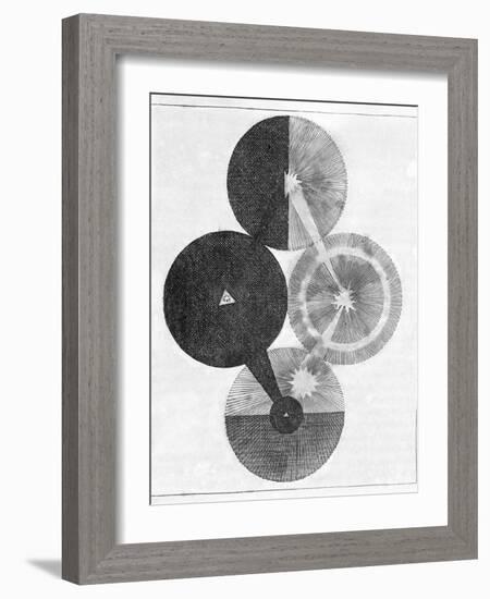 Fludd's Account of Creation-Middle Temple Library-Framed Photographic Print