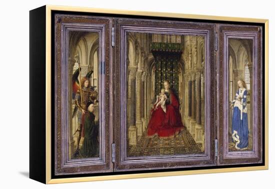 Fluegelaltaerchen-Jan van Eyck-Framed Premier Image Canvas