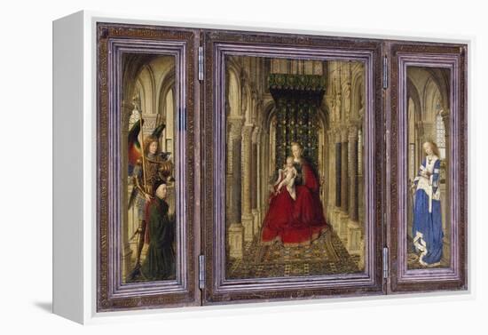 Fluegelaltaerchen-Jan van Eyck-Framed Premier Image Canvas