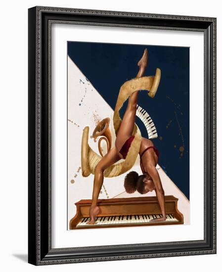 Fluency-Salaam Muhammad-Framed Art Print