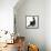 Fluffy Black Kitten, 12 Weeks Old, Stretching-Mark Taylor-Framed Premier Image Canvas displayed on a wall