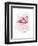 Fluffy Flamingo 2-Fab Funky-Framed Art Print