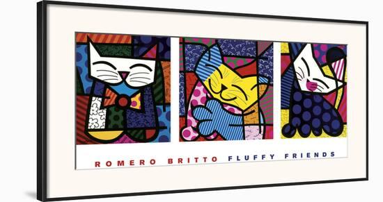 Fluffy Friends-Romero Britto-Framed Art Print