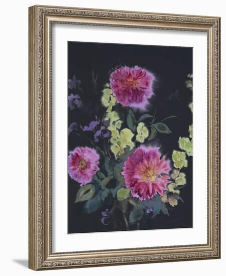 Fluid Flowers 2-Marietta Cohen Art and Design-Framed Giclee Print
