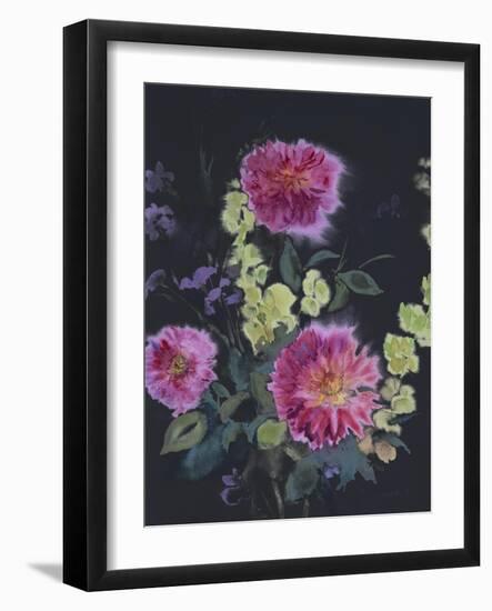 Fluid Flowers 2-Marietta Cohen Art and Design-Framed Giclee Print