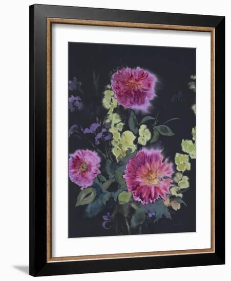 Fluid Flowers 2-Marietta Cohen Art and Design-Framed Giclee Print