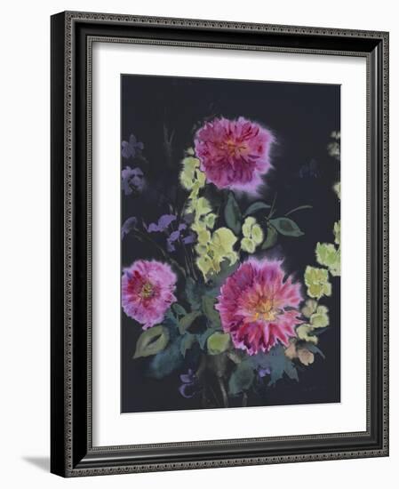 Fluid Flowers 2-Marietta Cohen Art and Design-Framed Giclee Print