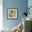 Fluid Geometrics 3-Jazzberry Blue-Framed Giclee Print displayed on a wall