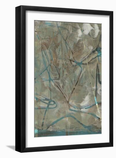 Fluid Sea I-Jennifer Goldberger-Framed Art Print