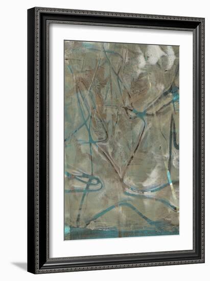 Fluid Sea I-Jennifer Goldberger-Framed Art Print