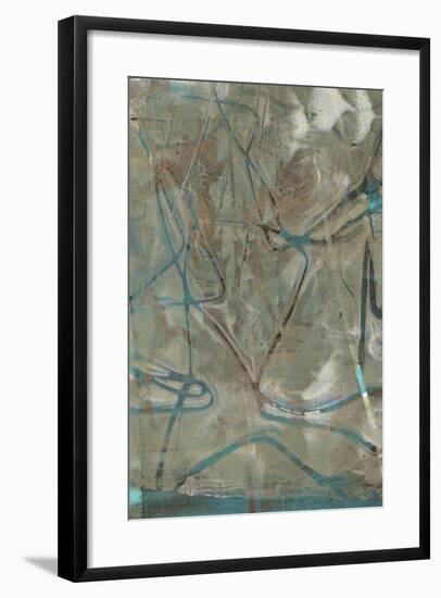 Fluid Sea I-Jennifer Goldberger-Framed Art Print