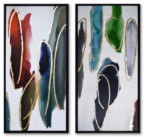 Fluidity Framed Hand Painted Art Art Com