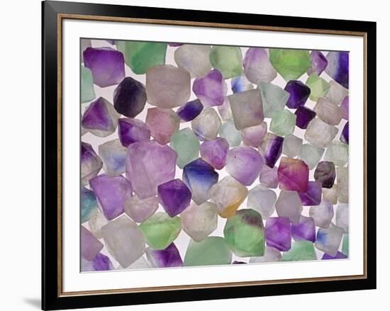 Fluorite minerals-Walter Geiersperger-Framed Photographic Print