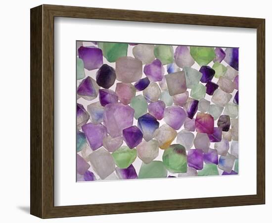 Fluorite minerals-Walter Geiersperger-Framed Photographic Print