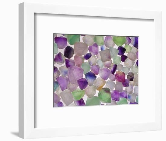 Fluorite minerals-Walter Geiersperger-Framed Photographic Print