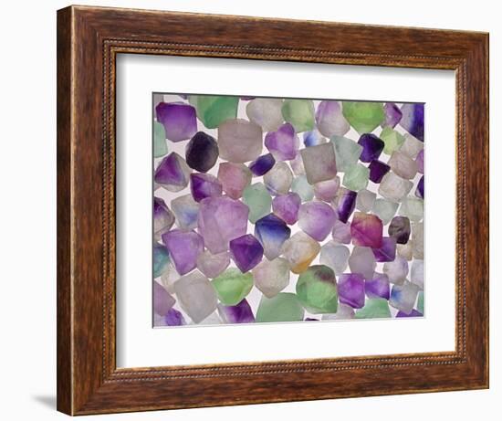 Fluorite minerals-Walter Geiersperger-Framed Photographic Print