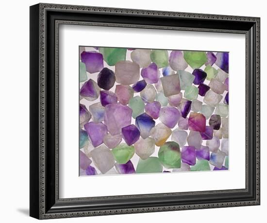 Fluorite minerals-Walter Geiersperger-Framed Photographic Print