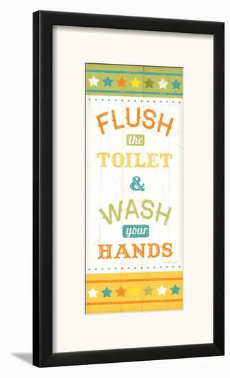 Flush and Wash-Jennifer Pugh-Framed Art Print