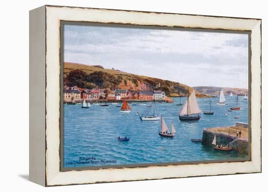 Flushing from Greenbank Ferry, Falmouth-Alfred Robert Quinton-Framed Premier Image Canvas