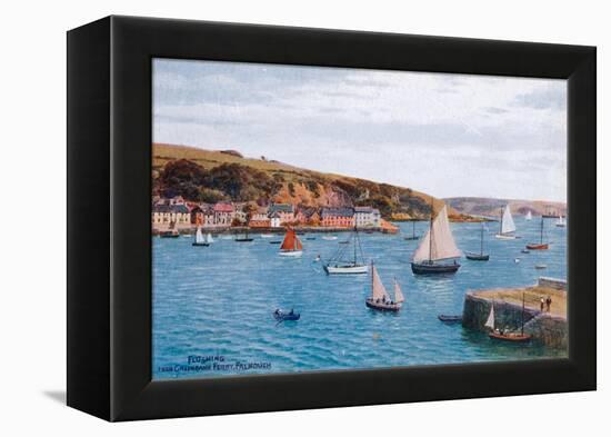 Flushing from Greenbank Ferry, Falmouth-Alfred Robert Quinton-Framed Premier Image Canvas