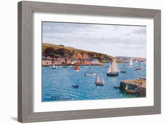 Flushing from Greenbank Ferry, Falmouth-Alfred Robert Quinton-Framed Giclee Print