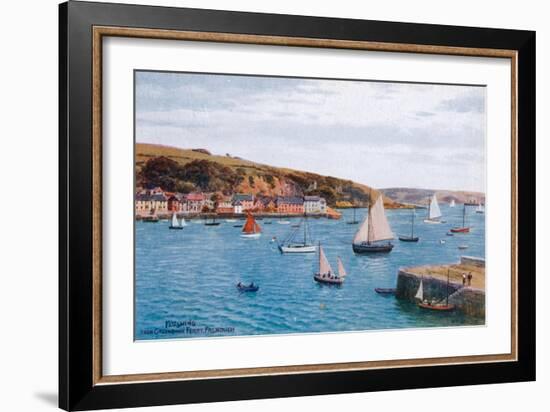 Flushing from Greenbank Ferry, Falmouth-Alfred Robert Quinton-Framed Giclee Print