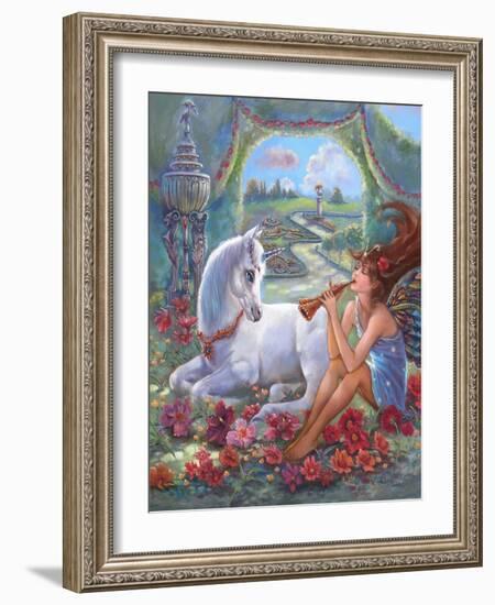 Flute Fairy-Judy Mastrangelo-Framed Giclee Print