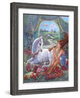 Flute Fairy-Judy Mastrangelo-Framed Giclee Print