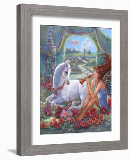 Flute Fairy-Judy Mastrangelo-Framed Giclee Print