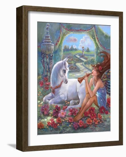 Flute Fairy-Judy Mastrangelo-Framed Giclee Print