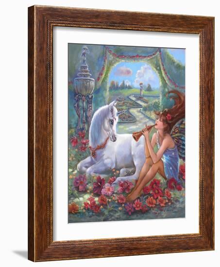 Flute Fairy-Judy Mastrangelo-Framed Giclee Print