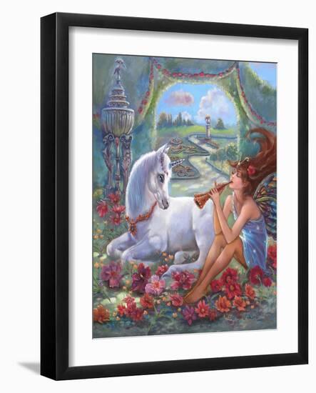 Flute Fairy-Judy Mastrangelo-Framed Giclee Print