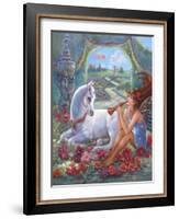 Flute Fairy-Judy Mastrangelo-Framed Giclee Print